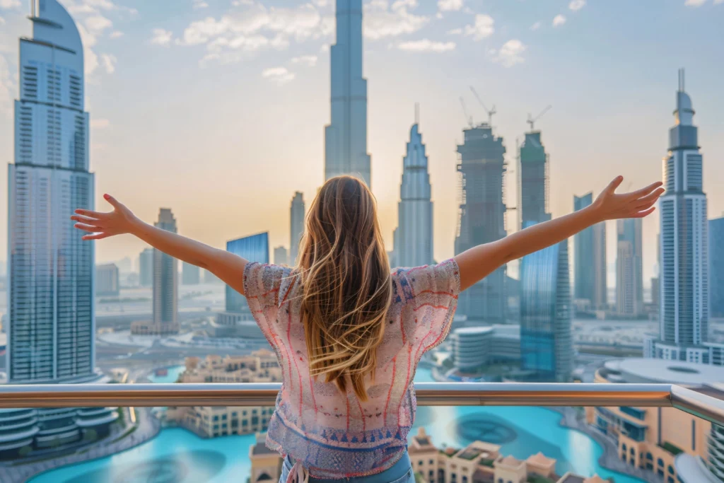 Nájomca s výhľadom na Dubaj